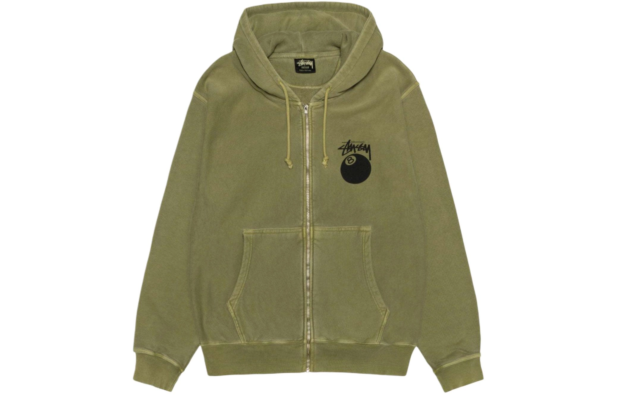 Stussy SS24 8 Ball Pig Dyed Zip Hood8