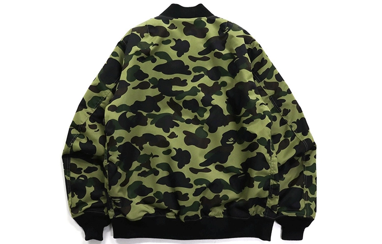 A BATHING APE BAPE 1st Camo Nylon Twill Ma-1 MA-1