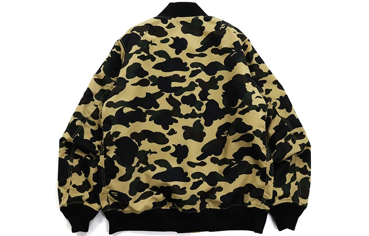 A BATHING APE BAPE 1st Camo Nylon Twill Ma-1 MA-1