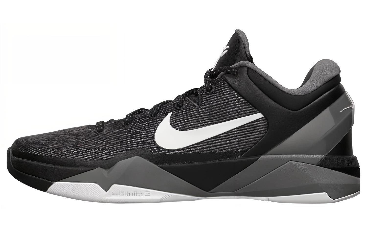 Nike Zoom Kobe 7 Black White Wolf Grey 7