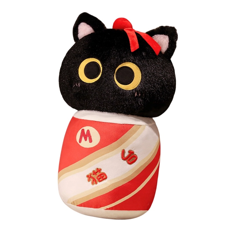狐狸仙 创意名酒猫台抱枕 玩偶 毛绒公仔