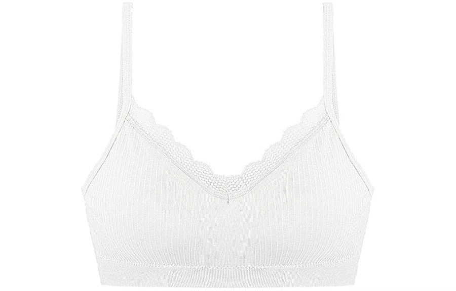 二三二三 纯色简约舒适无痕无钢圈收副乳小胸聚拢背心式美背文胸 女款