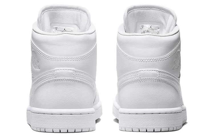 Jordan Air Jordan 1 Mid Triple White