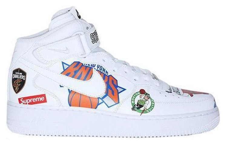 Supreme x Nike Air Force 1 NBA White