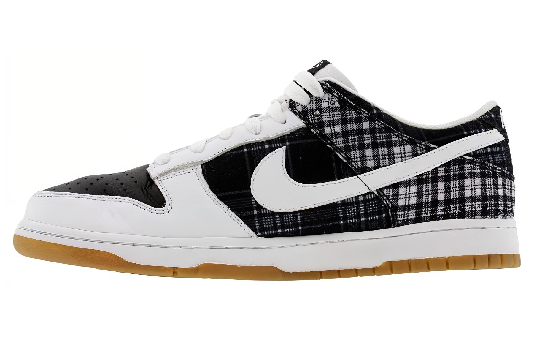 Nike Dunk Plaid White Black
