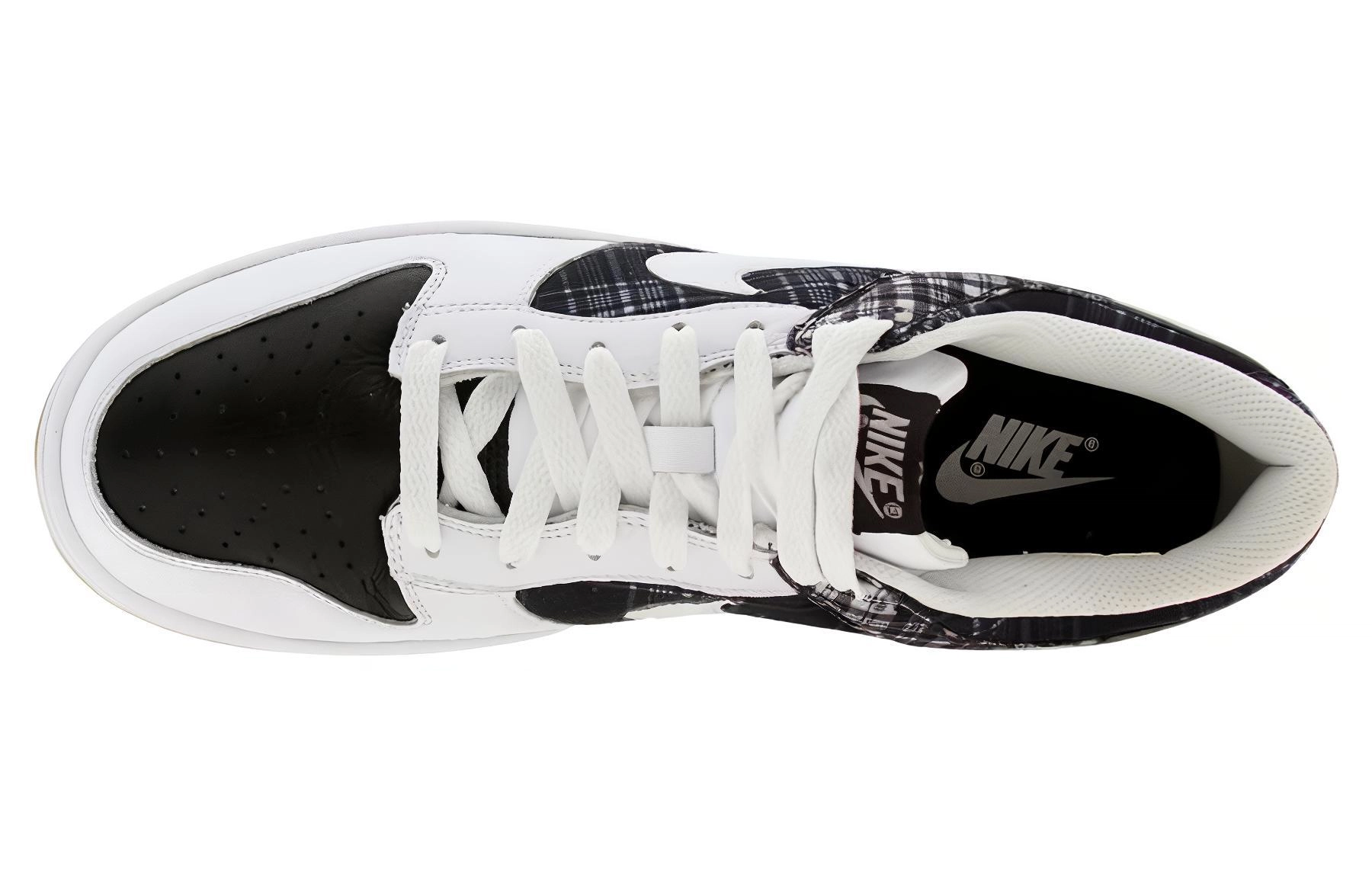 Nike Dunk Plaid White Black