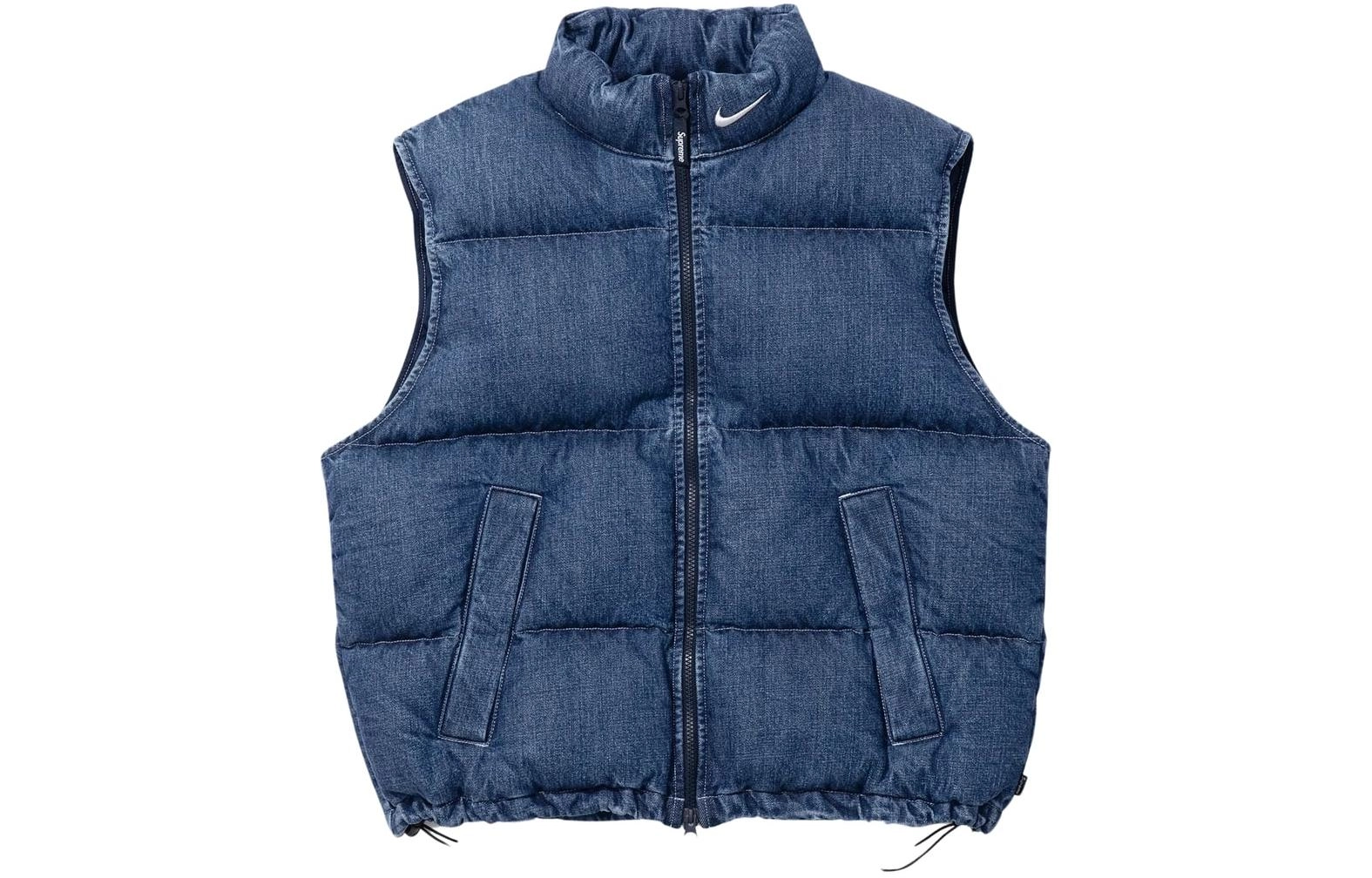 Supreme x Nike SS24 WEEK10 DENIM PUFFER VEST