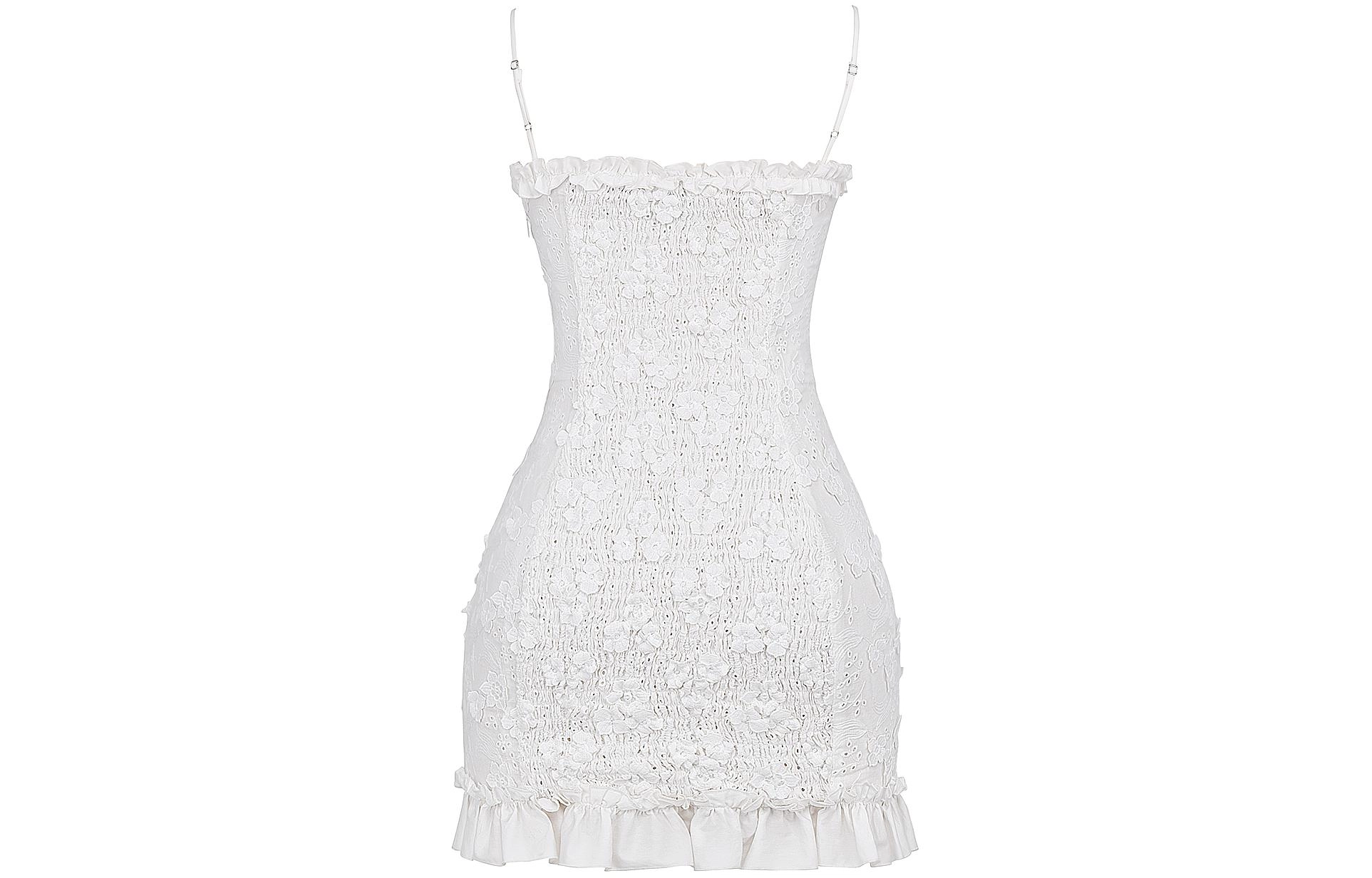 HOUSE OF CB MARLENE 3D White