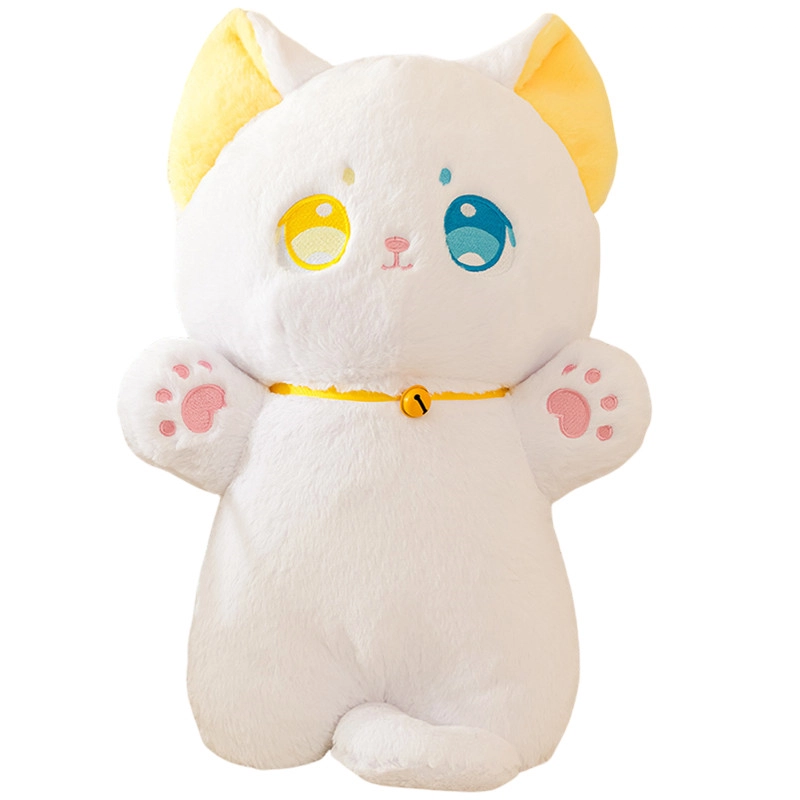 狐狸仙 可爱站姿小猫咪 奶呼呼小猫 布娃娃 玩偶 毛绒公仔