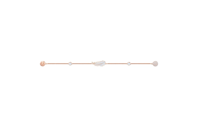 Swarovski Remix Collection Feather Strand 18K