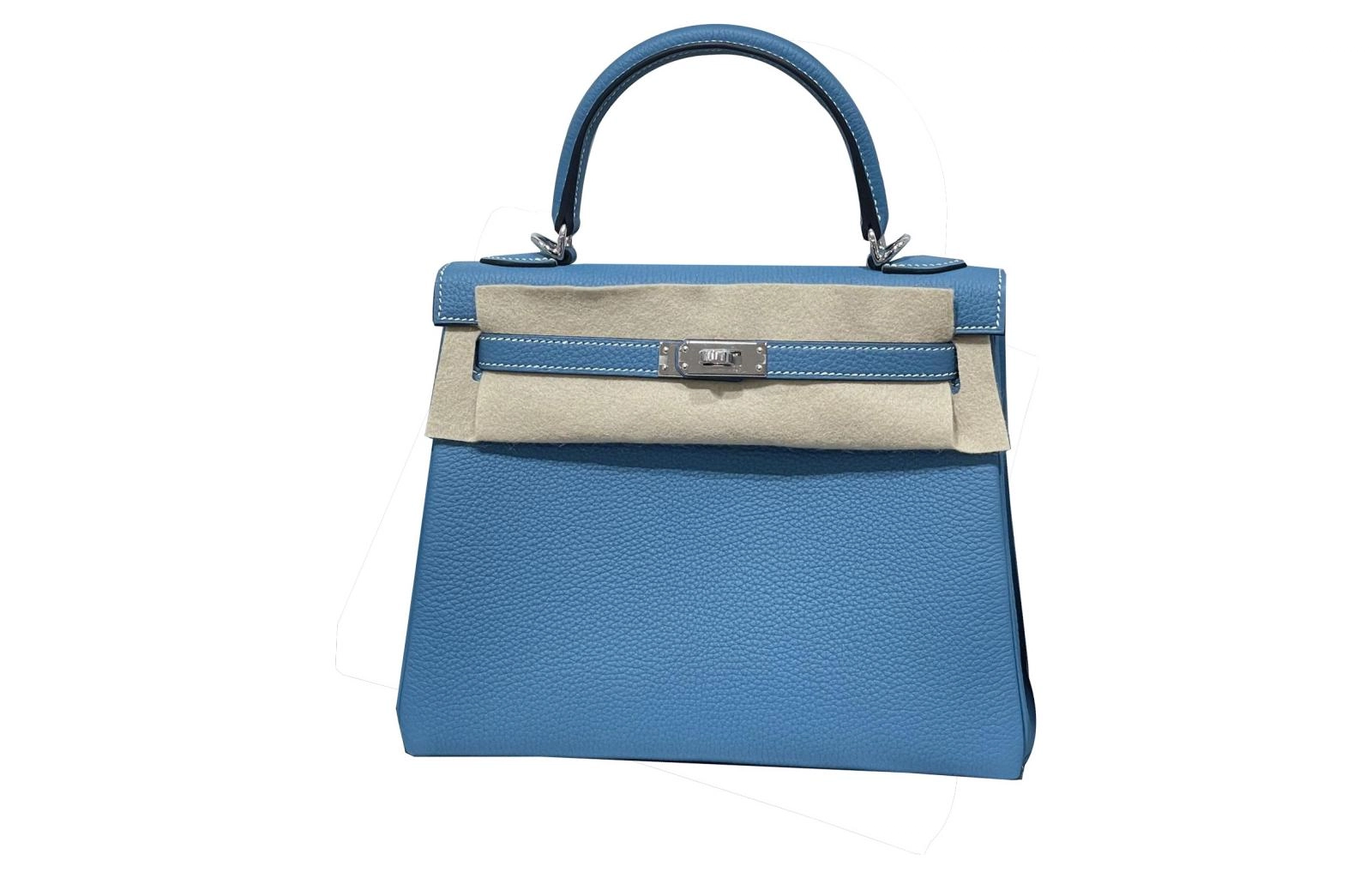 HERMES Kelly 25 Togo D2 NEW BLEU JEAN