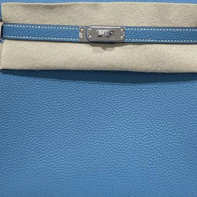 HERMES Kelly 25 Togo D2 NEW BLEU JEAN