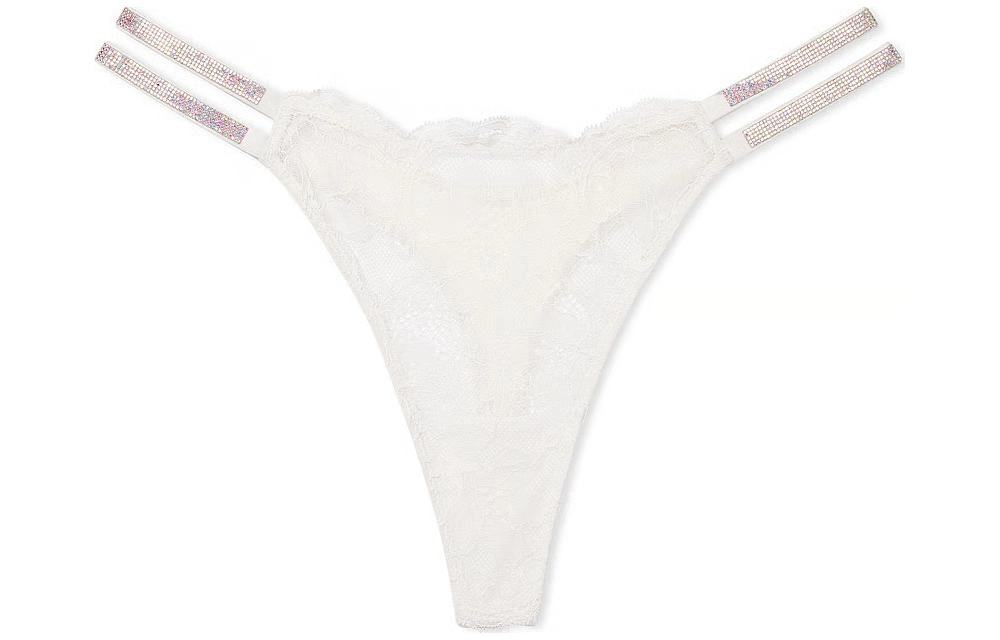 Victoria's Secret PINK VERY SEXY Double Shine Strap Lace Tg PantyCt We 1