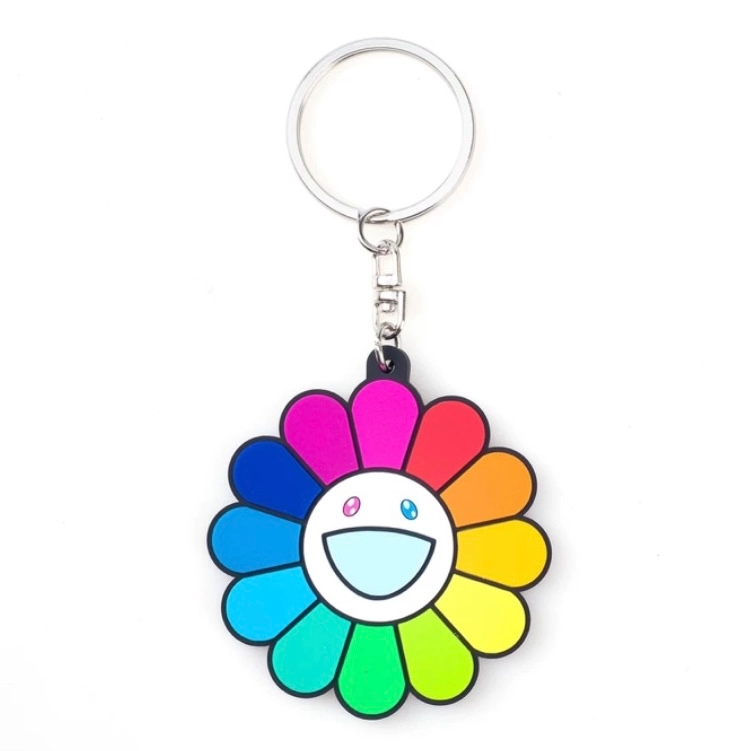 Takashi Murakami Kaikaikik FLOWER RUBBER KEYRING 5.5cm