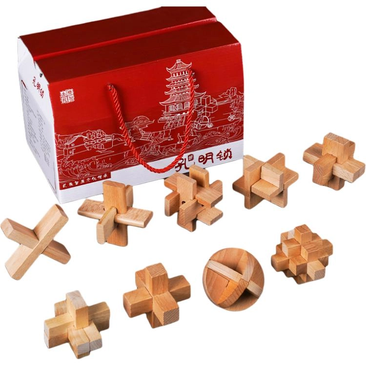 乐智由我 孔明锁鲁班锁 玩具