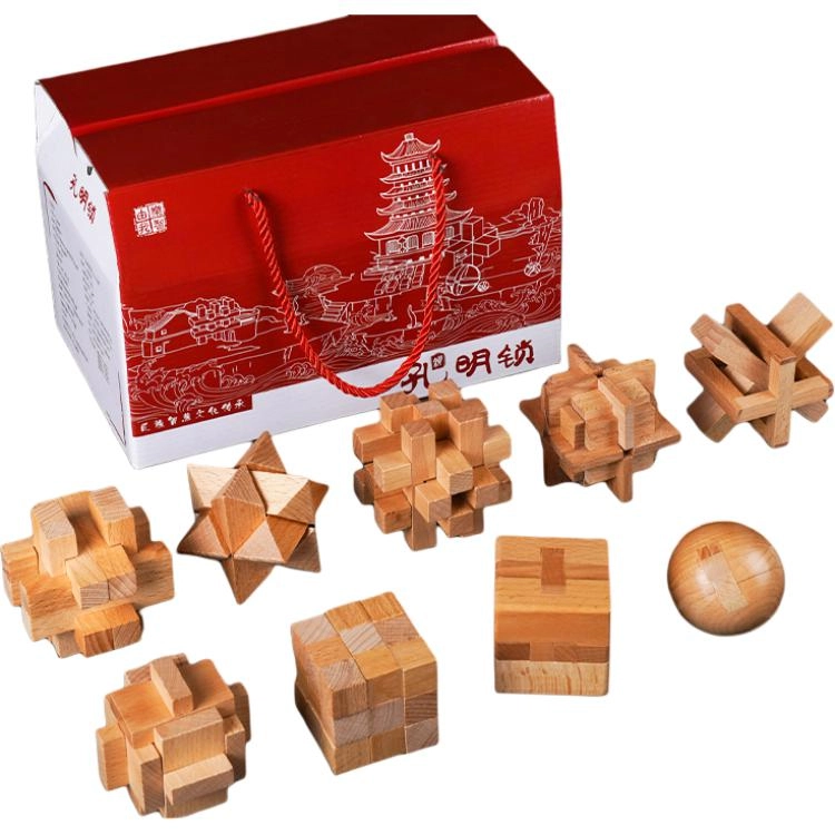 乐智由我 孔明锁鲁班锁 玩具