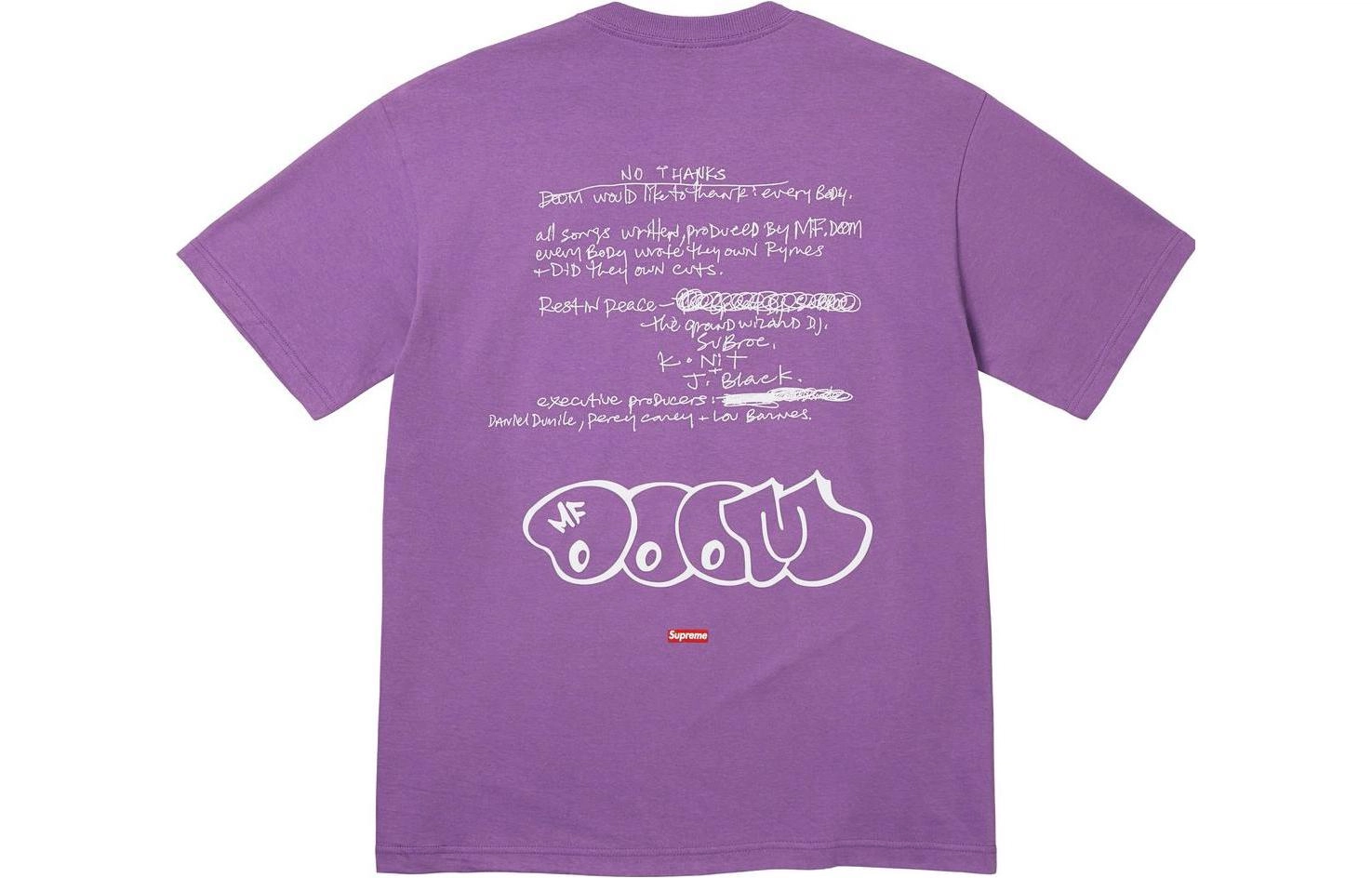 Supreme x MF DOOM FW23 WEEK3 MF DOOM TEE T