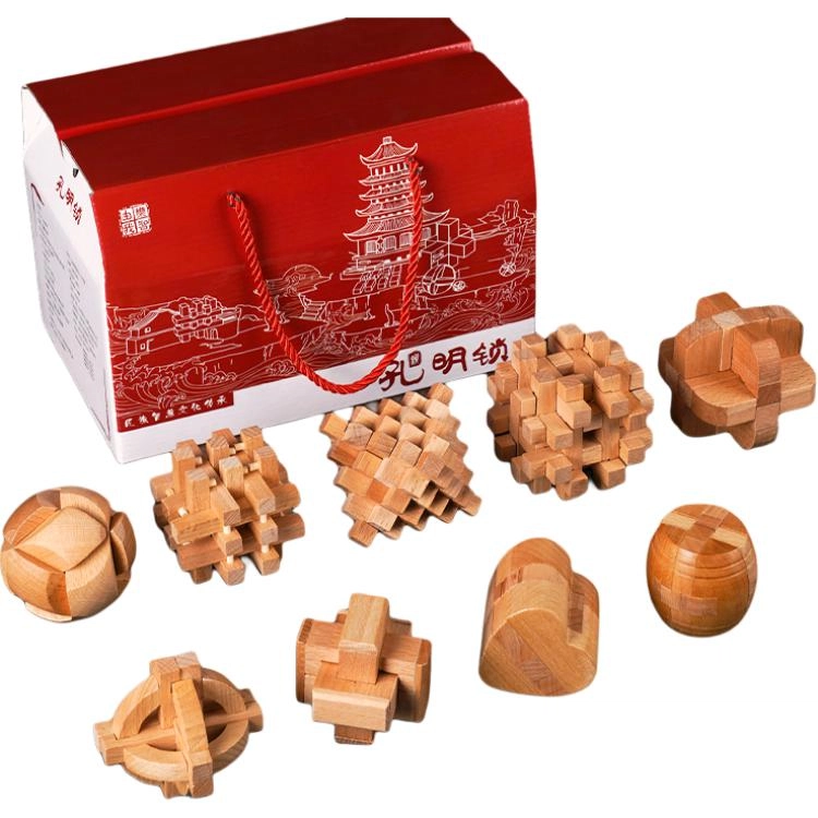 乐智由我 孔明锁鲁班锁 玩具