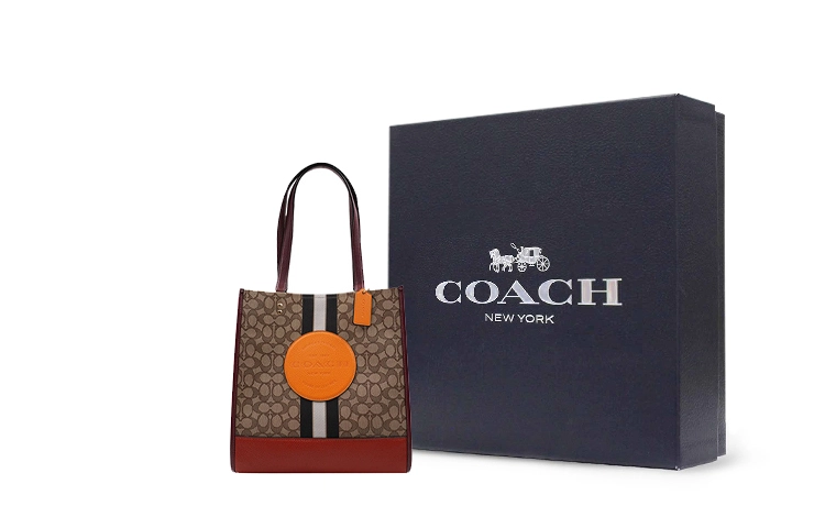 COACH Dempsey 30 Logo Tote