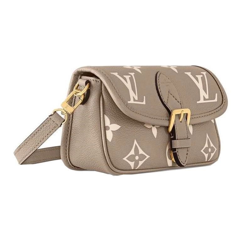 LOUIS VUITTON Diane Tourterelle Creme nano