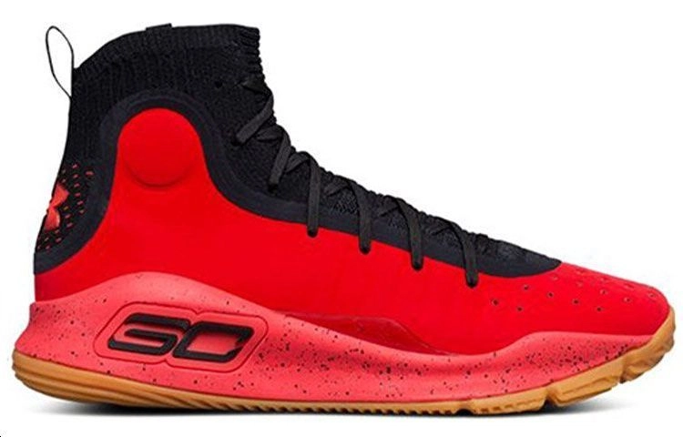 Under Armour Curry 4 4 Red Black Gum