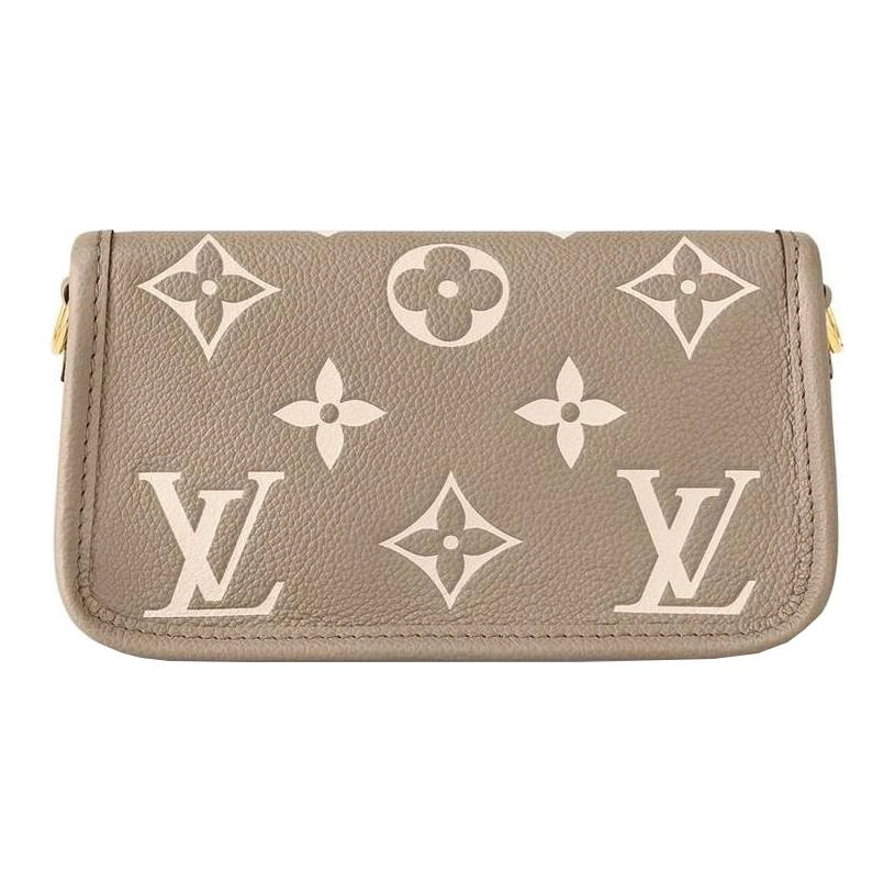 LOUIS VUITTON Diane Tourterelle Creme nano