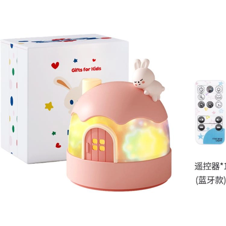 益米 星空投影氛围雪屋小夜灯 音乐盒蓝牙音箱 智能玩具