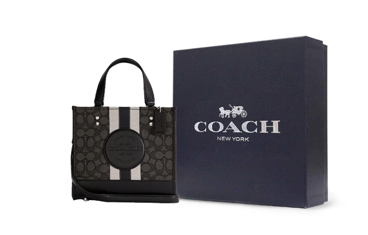 COACH Dempsey 22 Logo Tote