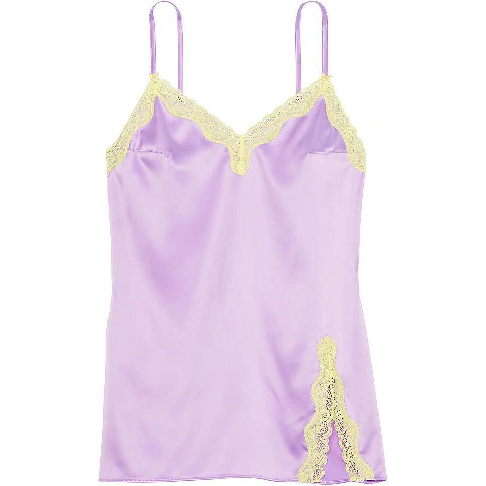 Victoria's Secret Tease Satin Lace-Trim Mini Slip V