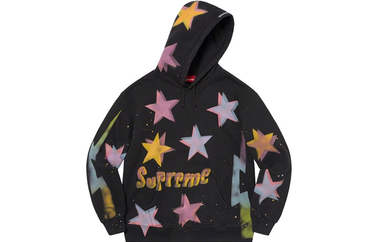 Supreme Week 1 Gonz Stars Hooded Sweatshirt