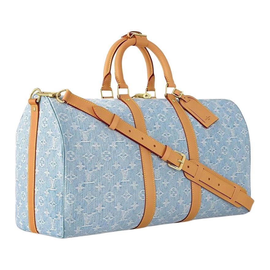 LOUIS VUITTON keepall Sky Denim 45