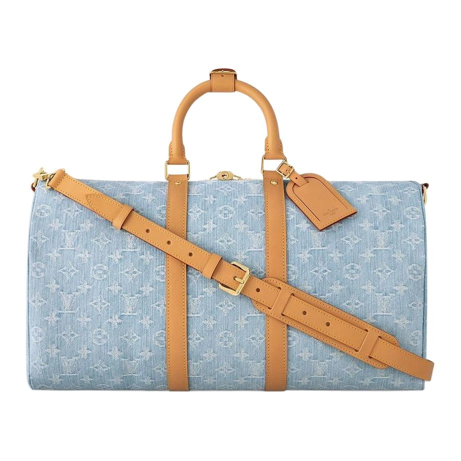 LOUIS VUITTON keepall Sky Denim 45