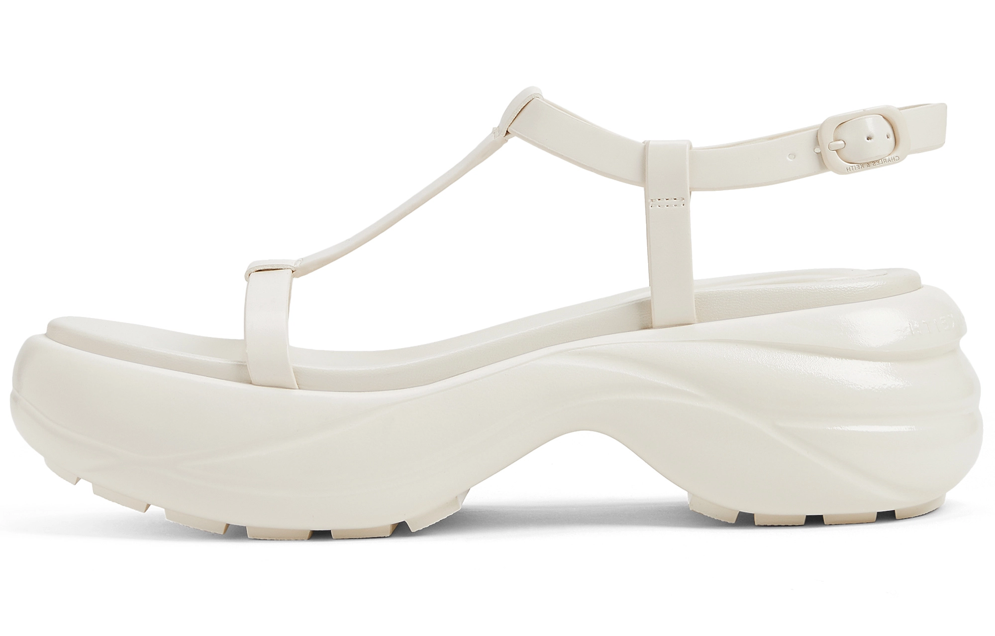 CHARLESKEITH ck PU 6.5cm CreamSilver