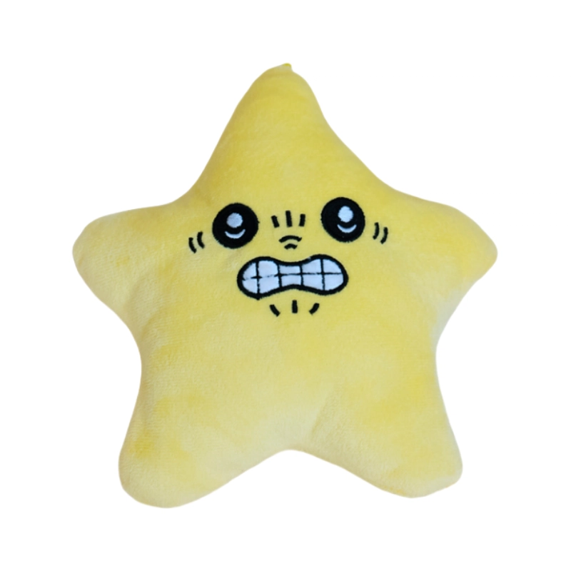 皮皮豆 会动会发怒的星星 玩偶 毛绒公仔