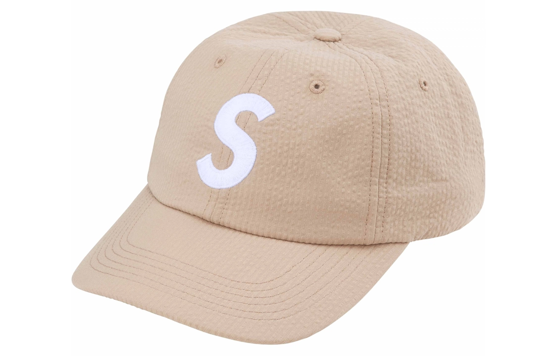 Supreme SS24 WEEK 11 SEERSUCKER S LOGO 6-PANEL