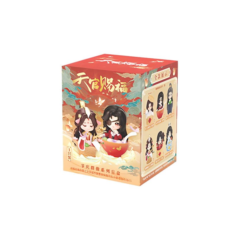 九木杂物社 天官赐福动画节庆群像系列 桌面摆件创意 盲盒类 单个盲盒
