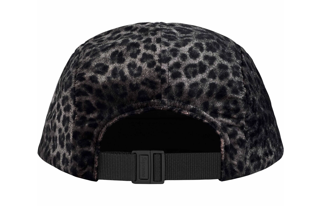 Supreme SS24 WEEK 9 LEOPARD VELVET CAMP -CAP