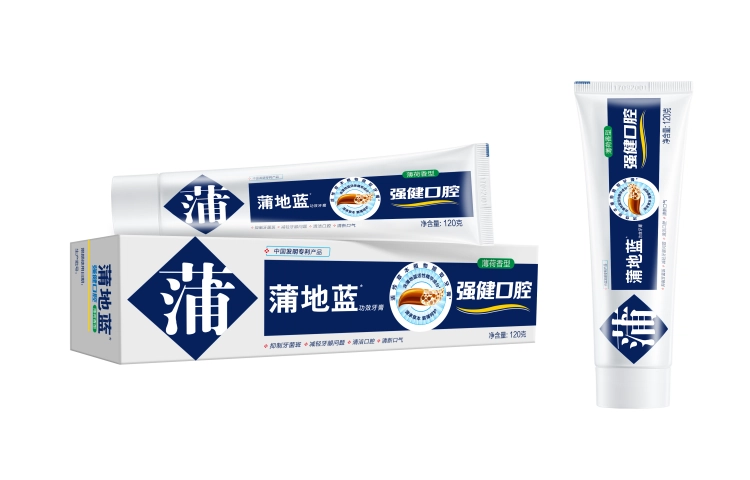 蒲地蓝强健口腔牙膏薄荷味留兰味清洁牙齿减轻牙龈问题清新口气男女通用