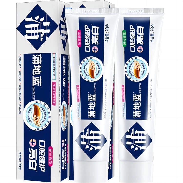 蒲地蓝亮白牙膏薄荷味留兰味重焕美牙减少牙渍沉淀