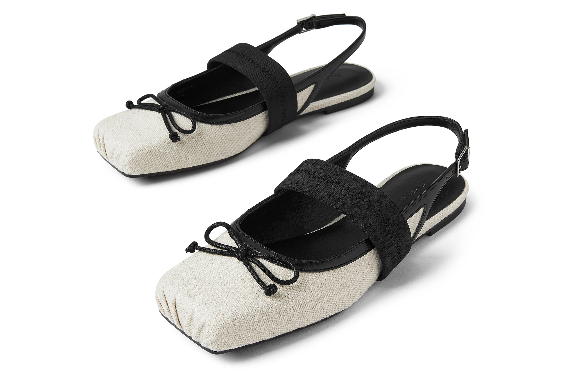 CHARLESKEITH ck PU 0.8cm BeigeBlack