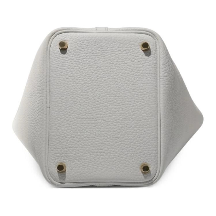 HERMES Picotin Lock 18 Clemence 0U New White