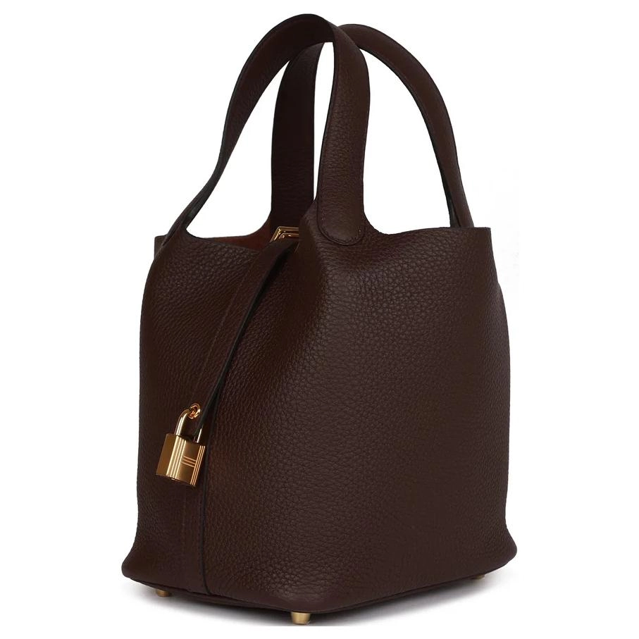 HERMES Picotin Lock 18 Clemence 3W Prunoir