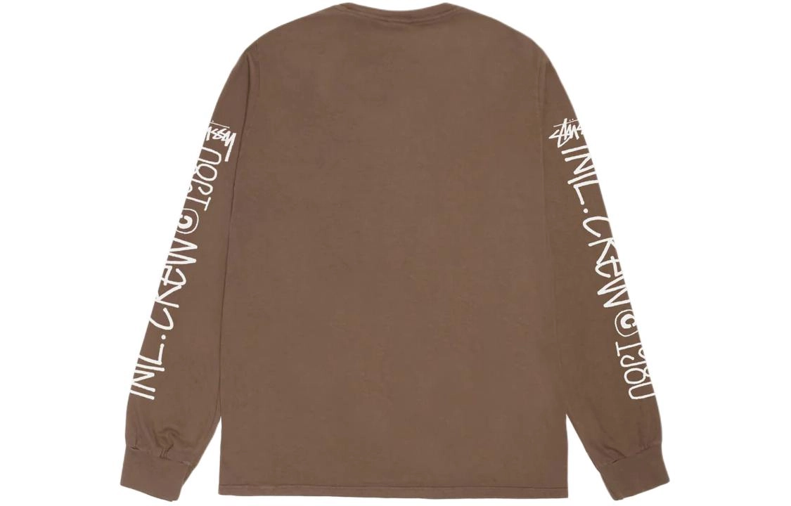 Stussy SS24 INTL CREW LS TEE PIGMENT DYED T