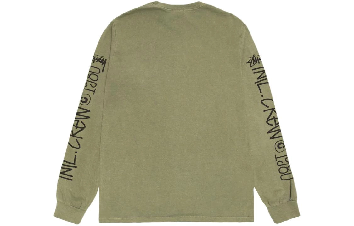 Stussy SS24 INTL CREW LS TEE PIGMENT DYED T