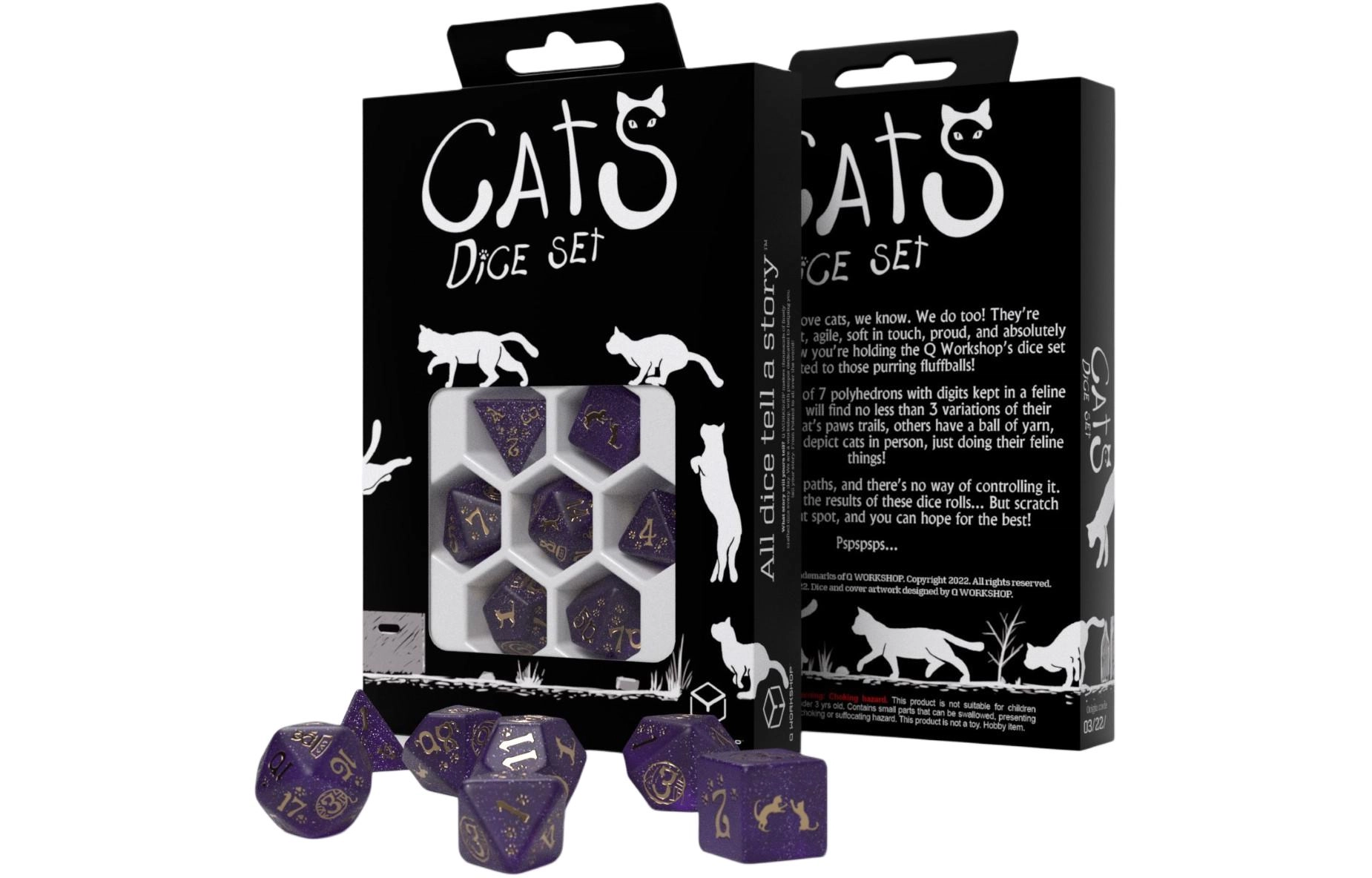 CATS Dice Set Purrito