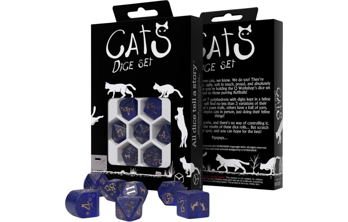 CATS Modern Dice Set Meowster