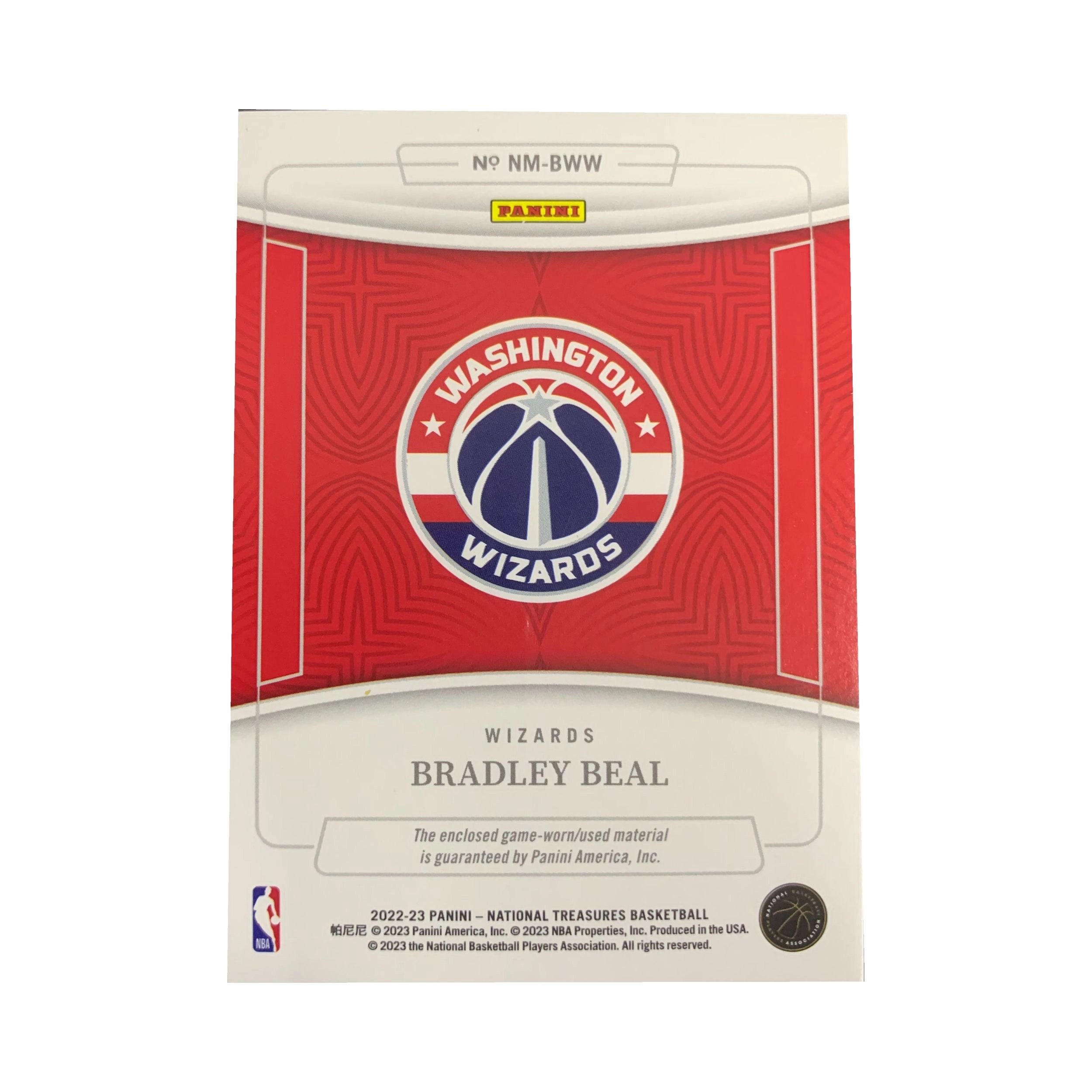 PANINI 2022-23 8799 GU