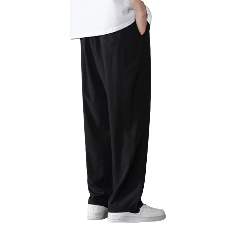 北极绒 薄款宽松束脚垂感速干休闲裤 男款