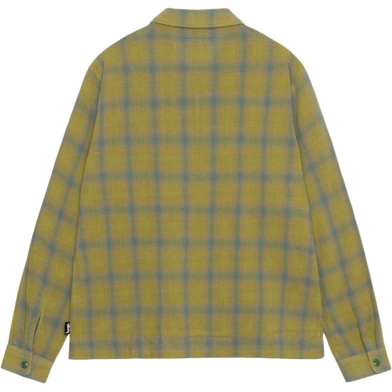 Stussy SS24 ZIP SHIRT TWISTED YARN PLAID