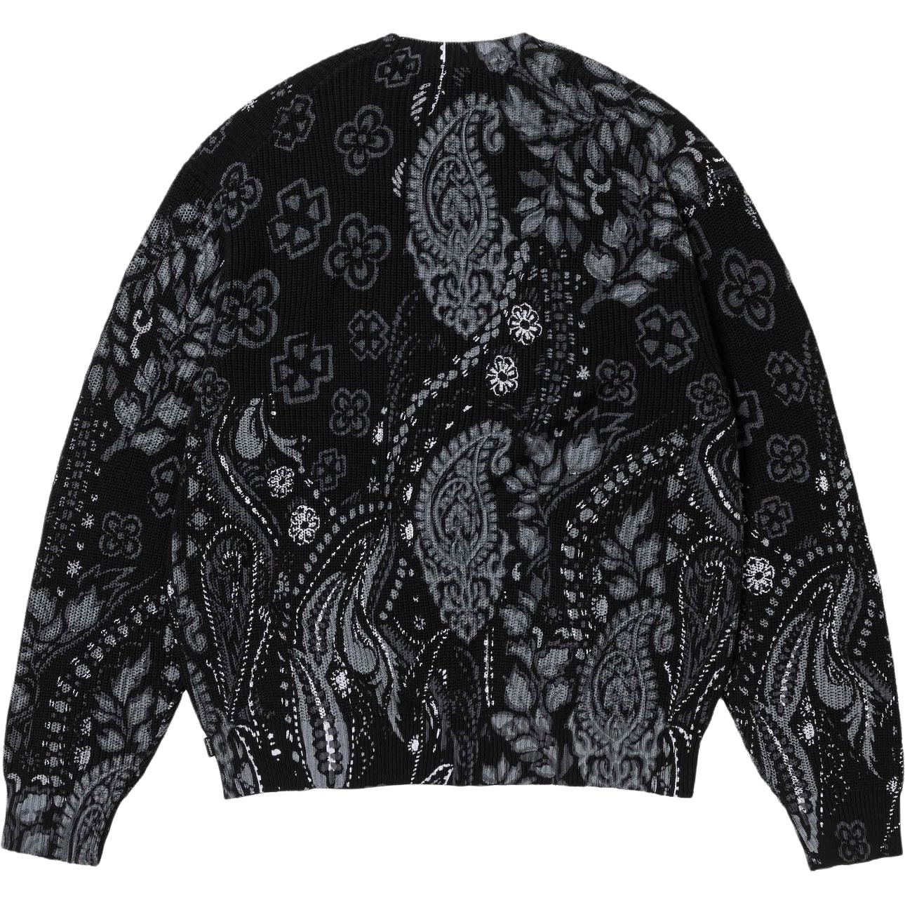 Supreme SS24 WEEK15 PRINTED PAISLEY SWEATER